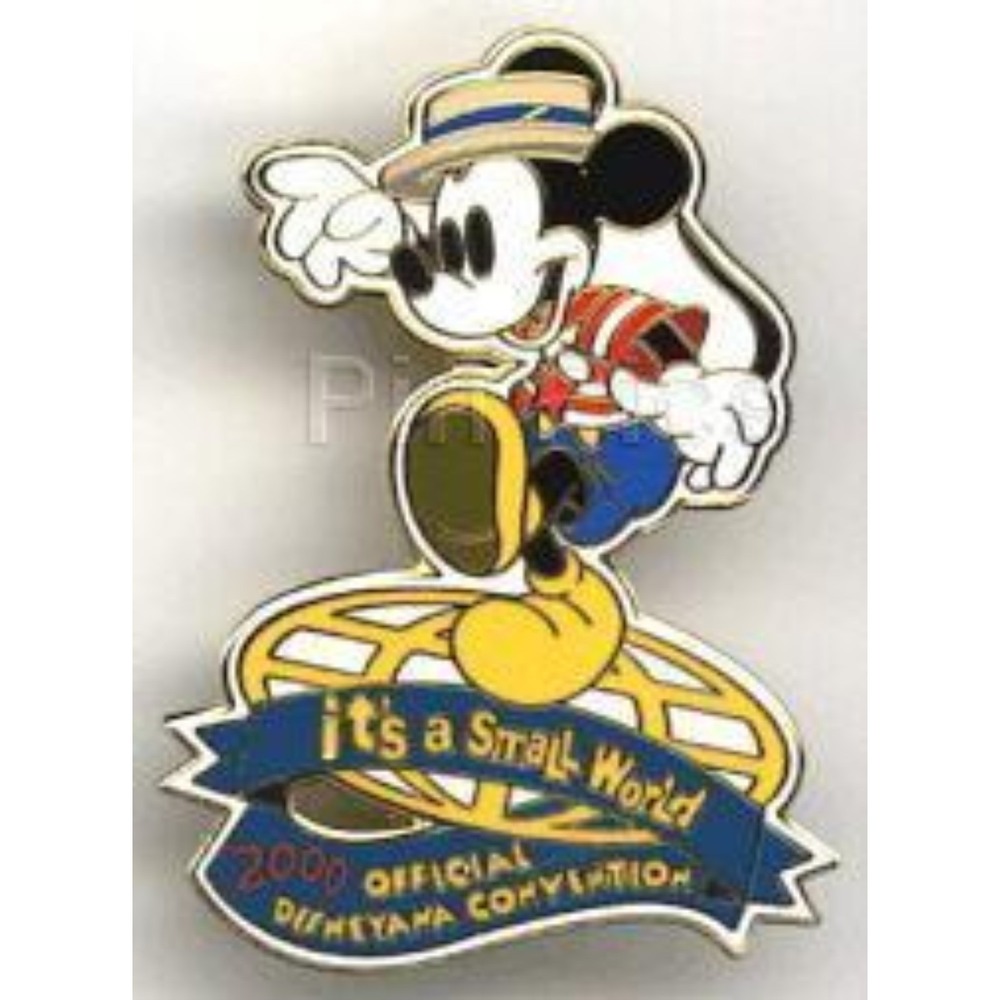 Vintage Disney Pin IT'S A SMALL WORLD 2000 Italian Gondolier Mickey LE 11933